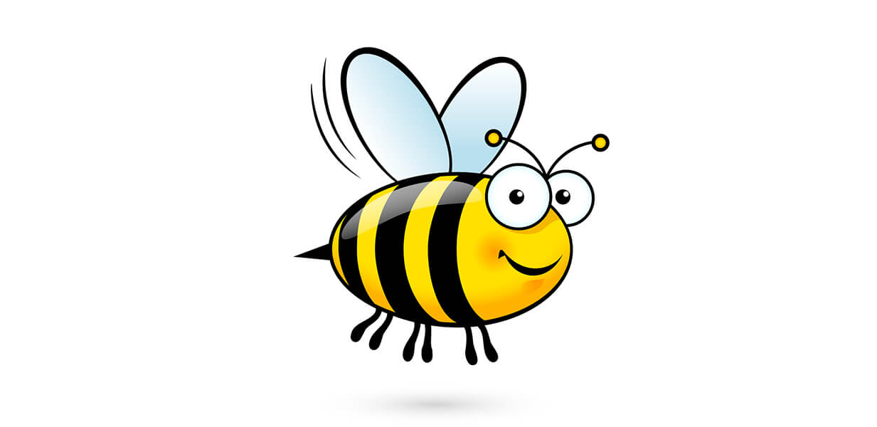 Biene Kochschürze Honig-Bienen-kindische Karikatur Waschbar Farbfest 