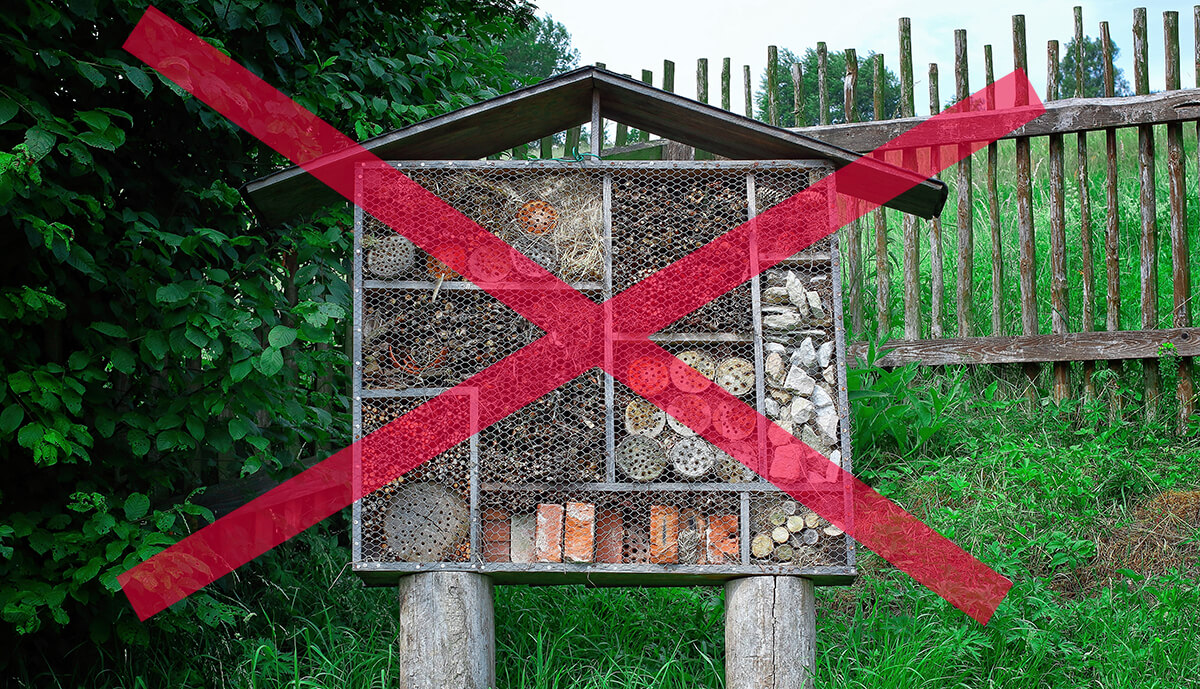 Bienenhotel Massenbehausung